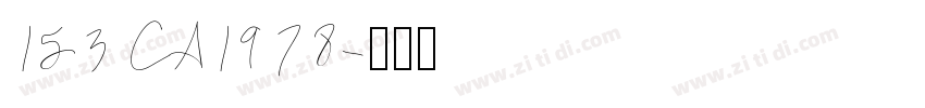153 CA1978字体转换